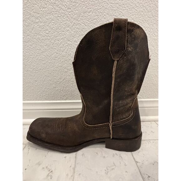 Ariat Mens Size 13 EE Antiqued Distressed Brown Rambler 10025171 Western Boots main image 5